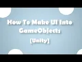 How To Make UI Work Like GameObjects In Unity World Space