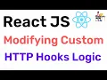 Refactoring Custom HTTP Hook Logic - React JS Hindi Coding Scenes