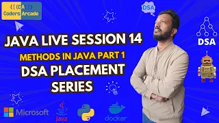 Java Live Session 14 Methods In Java Part 1 DSA Placement Series Coders Arcade