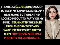 Lagu I Rented a $25M Mansion to See If My Family Deserved My Real $12M Home—They Locked Me Out