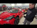 Totaled C8 Corvette Stingray Collision Repair in Dallas Texas Full Walkthrough