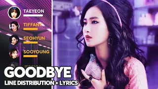 Download Girls' Generation - Goodbye (Line Distribution + Lyrics Color Coded) PATREON REQUESTED MP3