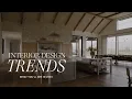 Interior Design Trends To Keep An Eye On Warm Reds Statement Tile and More