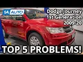 Top 5 Problems Dodge Journey SUV 1st Generation 2009-20