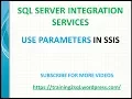 Parameters in SSIS Use Parameters in Execute SQL Task in SSIS