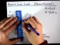 Beer s Law Calculating Concentration from Absorbance