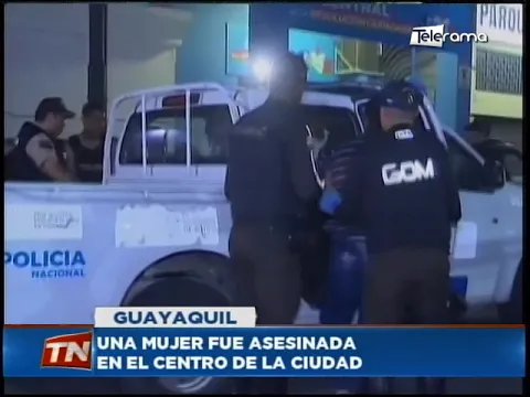 Una mujer fue asesinada en el centro de la ciudad