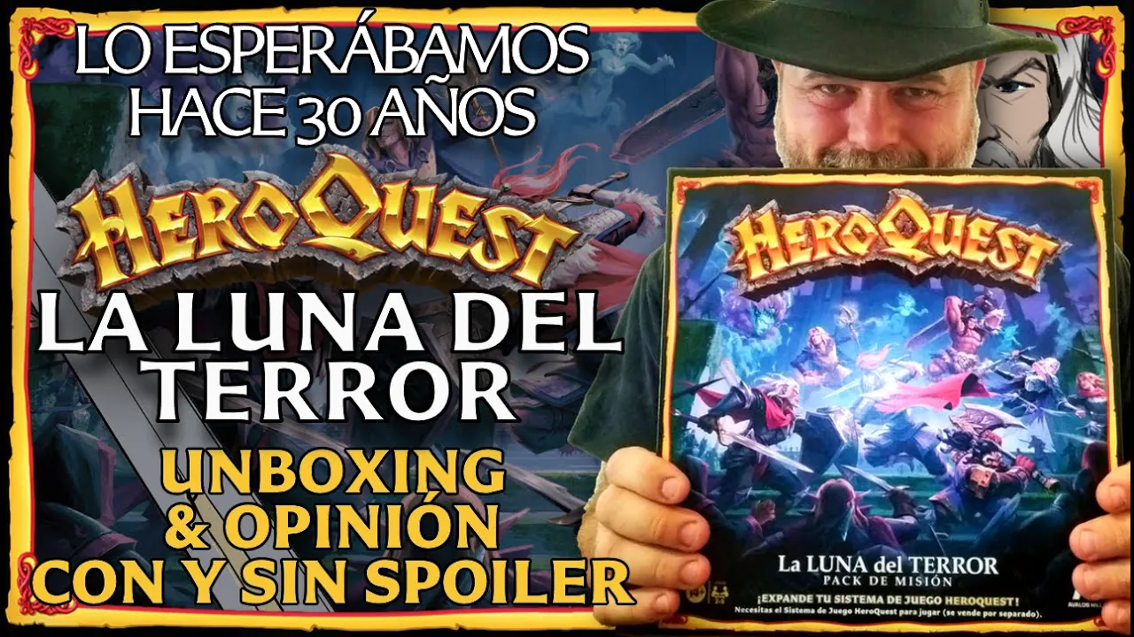 HEROQUEST LA LUNA DEL TERROR UNBOXING  #heroquest #lalunadelterror #riseofthedreadmoon
