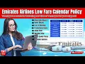 Emirates Airlines Low Fare Calendar Flights Assistance