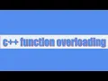 FUNCTION OVERLOADING TAMIL TUTORIAL