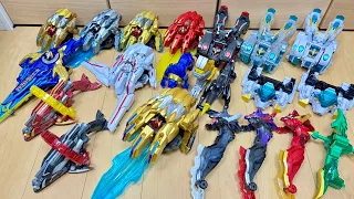 【Power Rangers All Gozyuger】ついに完結⁉️ゴジュウジャーのガリューデカリバー50、オルカブースターブラック、メモリアル追加して全DXで遊んでみた