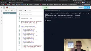 Learning Python using repl it Pt 16 - While loops