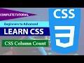 CSS Column-Count Tutorial in