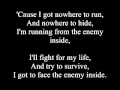 Download Lagu Papa Roach - The Enemy (Uncensored and Lyrics)