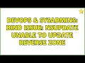 DevOps SysAdmins BIND issue nsupdate unable to update reverse zone 2 Solutions