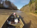 Gill net fishing