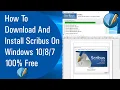 How To Download And Install Scribus On Windows 7 100 Free 2020