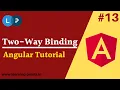 Angular Two way binding Bi-Directional Binding ngModel Concept of angular Learning Points