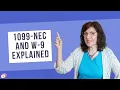 Forms 1099-NEC and W-9 explained with cheat sheet 8 minutes