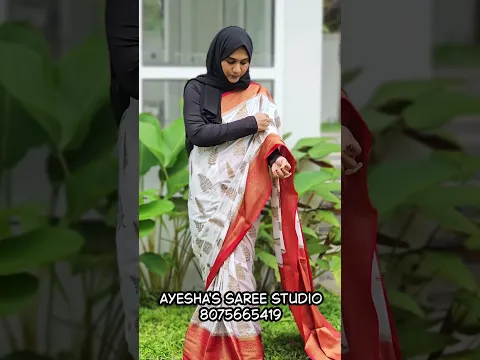 ചില സാരി കളറുകൾ ഫംഗ്ഷനിൽ വേറിട്ടു തന്നെ തിളങ്ങും 🤍