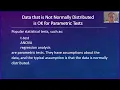 T-Tests and ANOVA with Data that is Not Normally Distributed