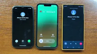 IPhone 11 Vs Samsung S23 Ultra WhatsApp Outgoing Calls To IPhone 13 Pro Max 2 Incoming Calls 