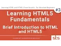 Brief Introduction to HTML and HTML5 HTML Tutorial Series for Beginners 2016