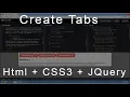 JQuery Tabs Tutorial Create Awesome Click and Fade-Up content Final