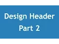 Arabic Tutorial Create Template 3 - Design Header Part 2