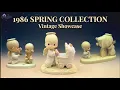 Precious Moments Spring Collection 1986 Vintage Enesco Showcase