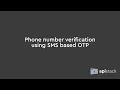 How to integrate Phone number verification using OTP in a react native app using APIStack