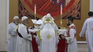 20191020 القداس الالهى لصاحب النيافة الانبا كيرلس أسقف نجع حمادى بمركزعمانوئيل 