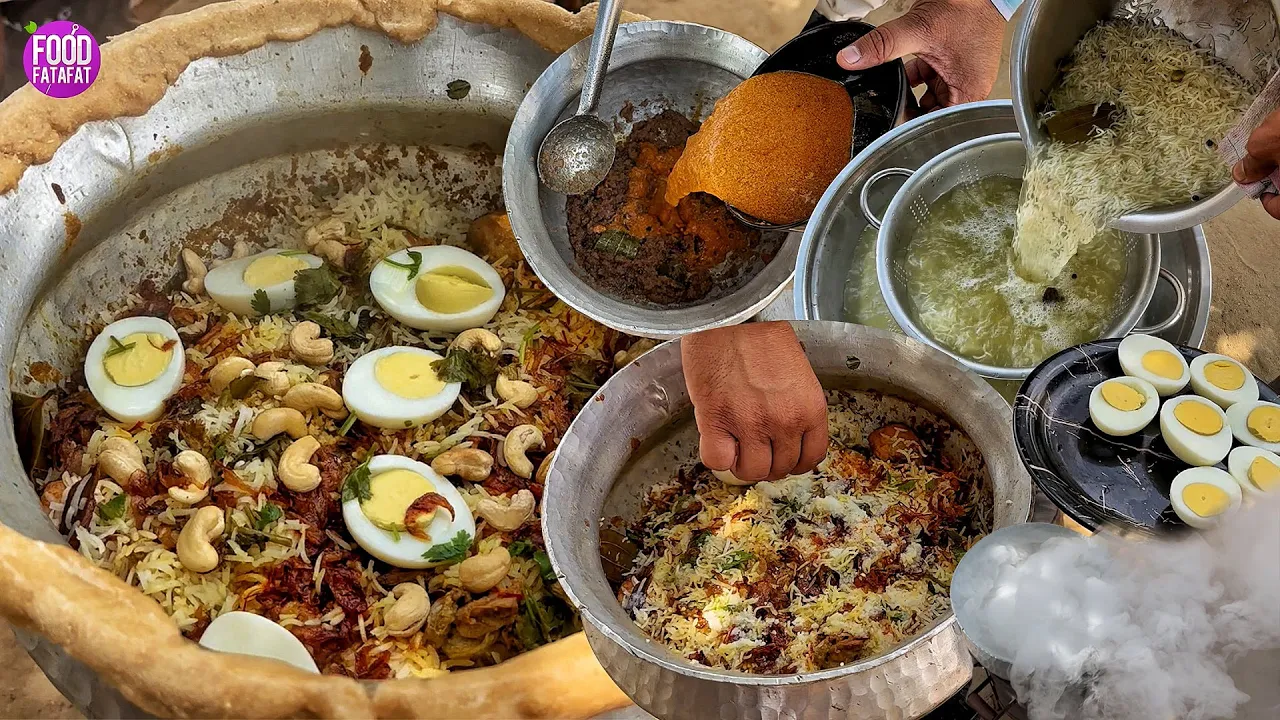           Biryani Making On Sigdi   Rawal Fort Jaipur Food