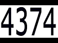 4374
