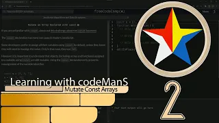 JavaScript ES6 2 Mutate an Array Declared with const FreeCodeCamp