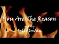 Download Lagu You Are The Reason - Felix Irwan (acoustic cover with lyrics)