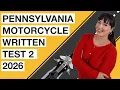 Pennsylvania Motorcycle License Practice Exam 2026 Round 2