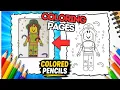 Coloring Roblox Girl with Colored Pencils Cute Roblox Coloring Pages Relaxing Drawing for Kids