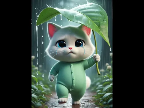 🪂 Failed Skydive Kitten's Jungle Adventure #insideout2 #cat #cartoon #catstagram #kitten #funny