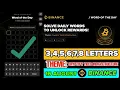 Theme Crypto s Yield Infrastructure WOTD Binance Crypto WODL Answers Today All Letters WOTD