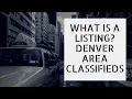 What is A listing On Denver Area Classifieds Business Directory