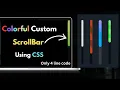 Make Custom Scrollbar using Html CSS