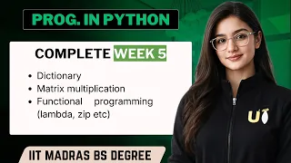 Programming in Python Week 5 Complete One Shot Question Practice IIT Madras BS Degree