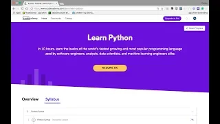 codeCademy python intro