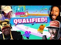 ALL 4 OF US MOST FUN HYPE GAMEPLAY OF 2020 Fall Guys Ultimate Knockdown