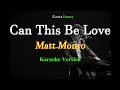 Can This Be Love - Matt Monro (Karaoke Version)