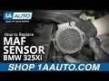 How to Replace Mass Airflow Sensor 01-05 BMW 325Xi