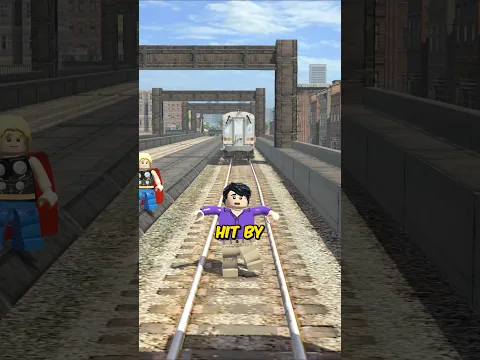 What Happens If the TRAIN Hits You in LEGO Marvel Superheroes?