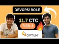 Optum Interview Experience DEVOPS ROLE TIER-3