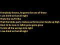 Jerrod Niemann - I Can Drink To That All Night Lyrics